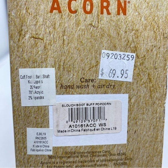 Acorn Slouch Boot Buff Popcorn - Picture 5 of 6